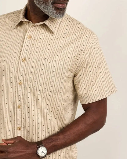 MEN'S SHORT-SLEEVE SHORELINE COTTON SHIRT