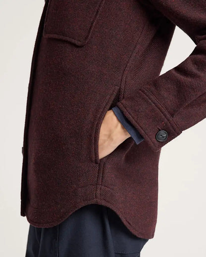 WOMEN'S WOOL SHIRT JACKET