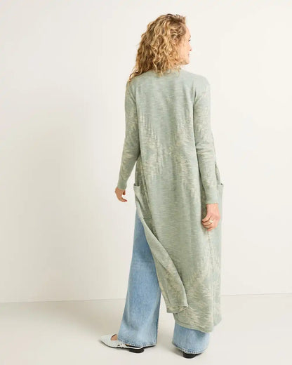 WOMEN'S TEXTURED DUSTER CARDIGAN