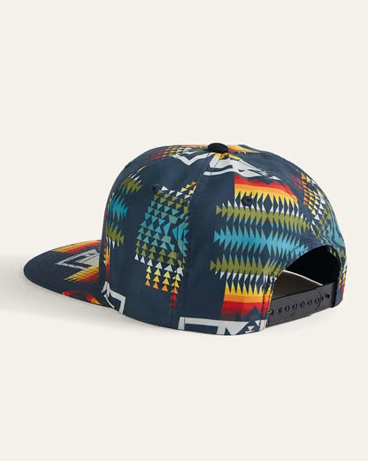 PRINTED SIX PANEL SNAPBACK HAT