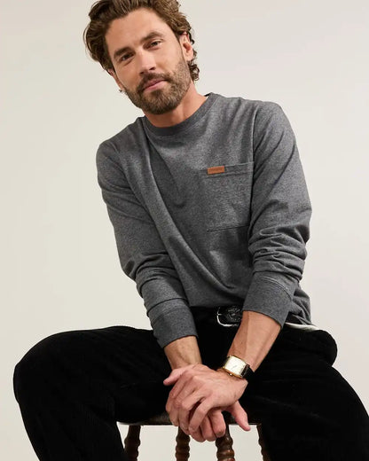 MEN'S LONG-SLEEVE DESCHUTES POCKET TEE