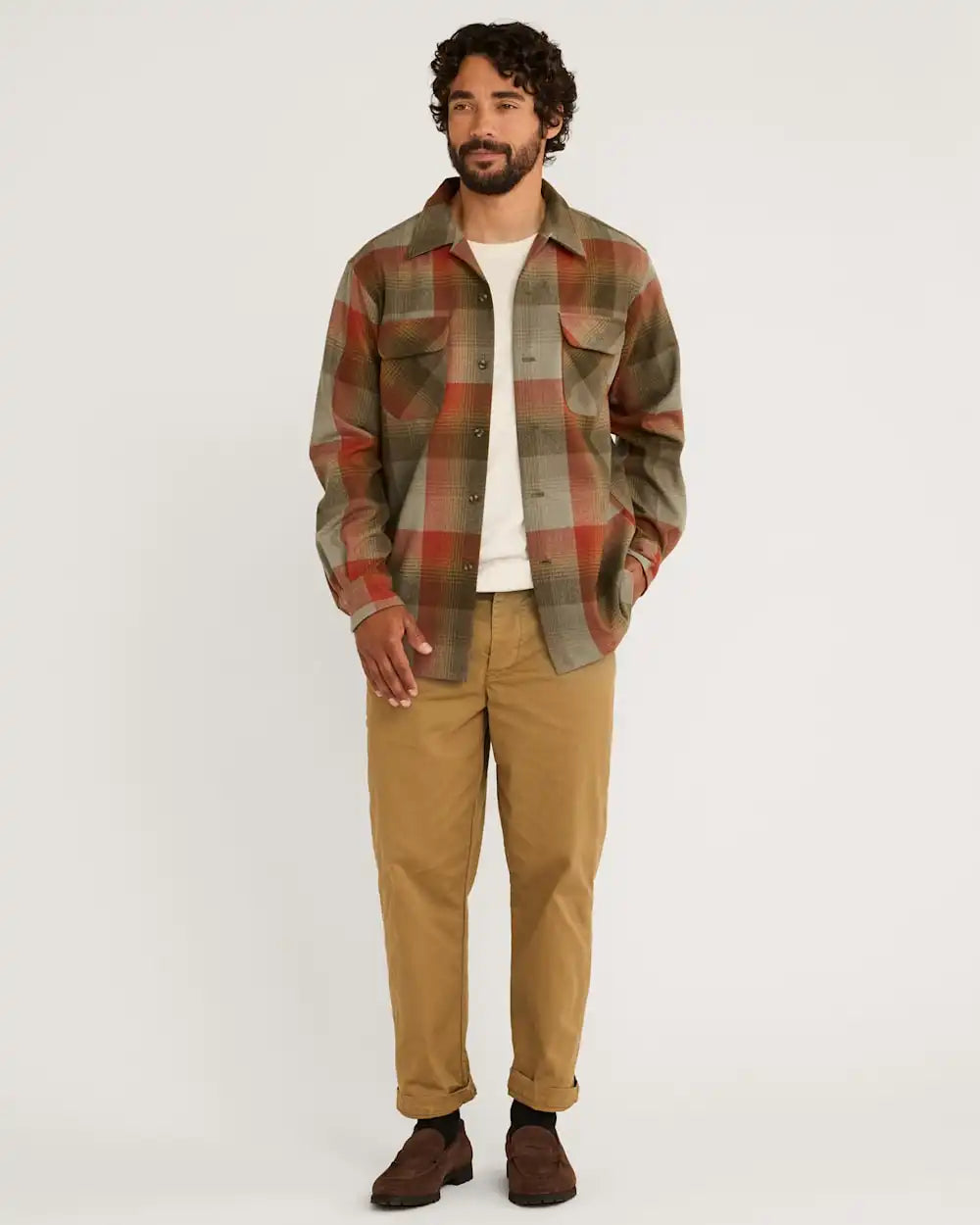 MEN'S PLAID BOARD SHIRT