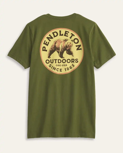 MEN'S SHORT-SLEEVE BEAR GRAPHIC TEE