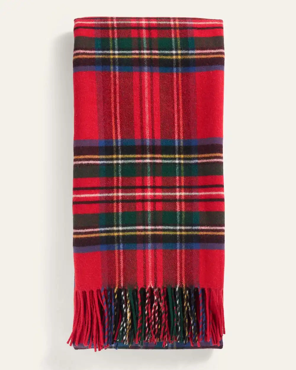 PLAID 5TH AVENUE MERINO THROW