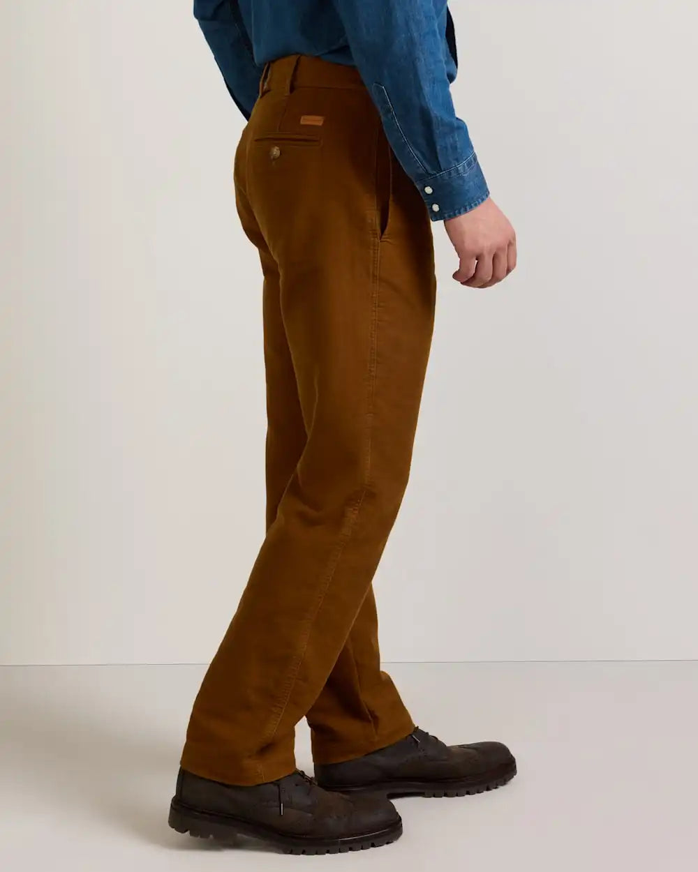 MEN'S RELAXED MOLESKIN CHINO PANTS