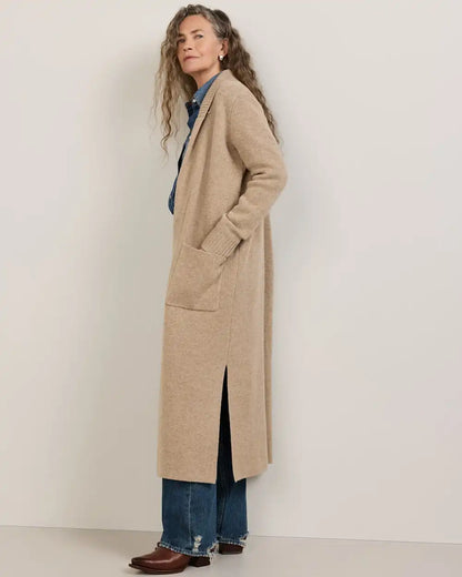WOMEN'S LAMBSWOOL DUSTER CARDIGAN