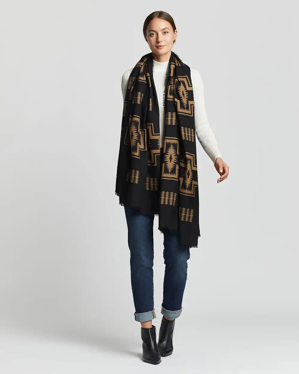 HARDING FEATHERWEIGHT WOOL SCARF