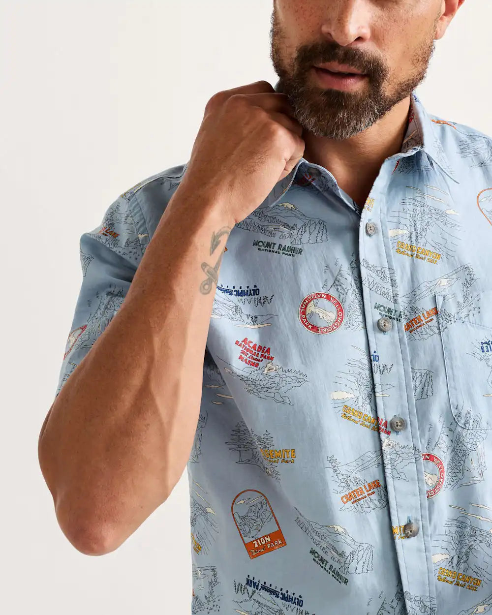 MEN'S SHORT-SLEEVE NATIONAL PARK SHORELINE SHIRT