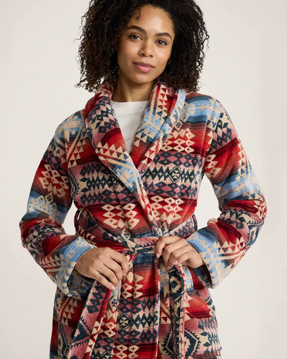 WOMEN'S COTTON TERRY VELOUR BATHROBE