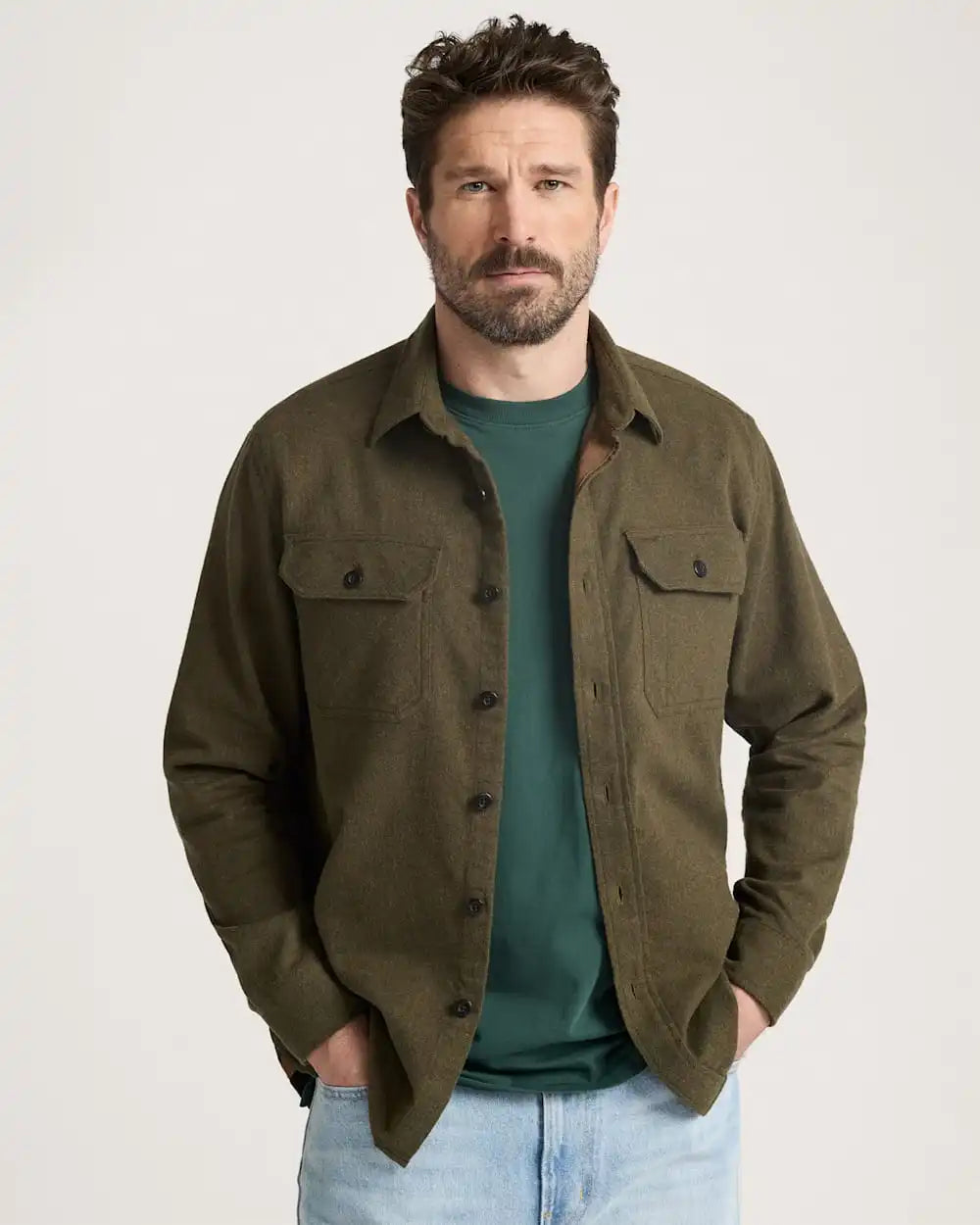 MEN'S BURNSIDE COTTON FLANNEL SHIRT