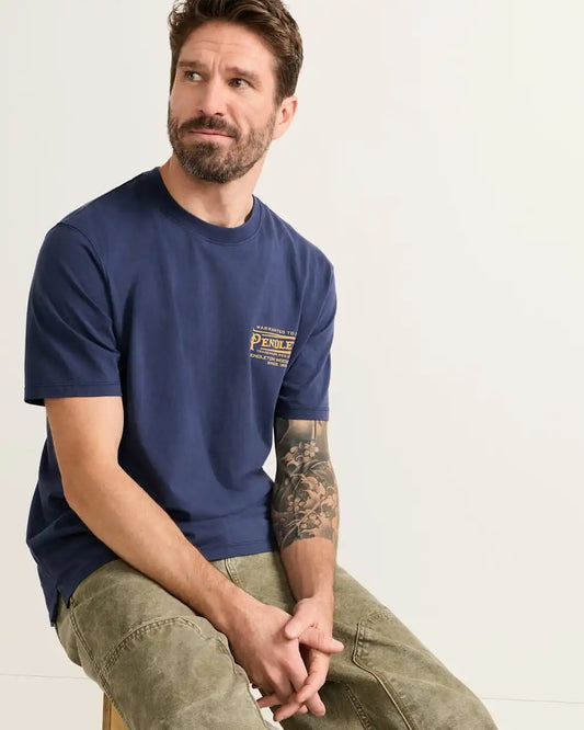 MEN'S SHORT-SLEEVE DESCHUTES VINTAGE GRAPHIC TEE