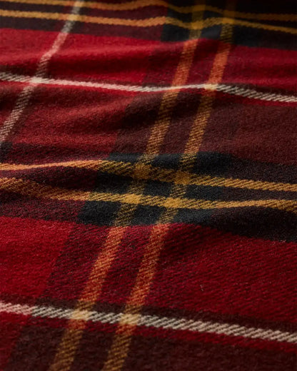 ECO-WISE WOOL PLAID/STRIPE BLANKET