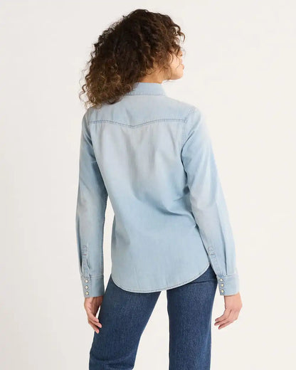 WOMEN'S CHAMBRAY GAMBLER SHIRT
