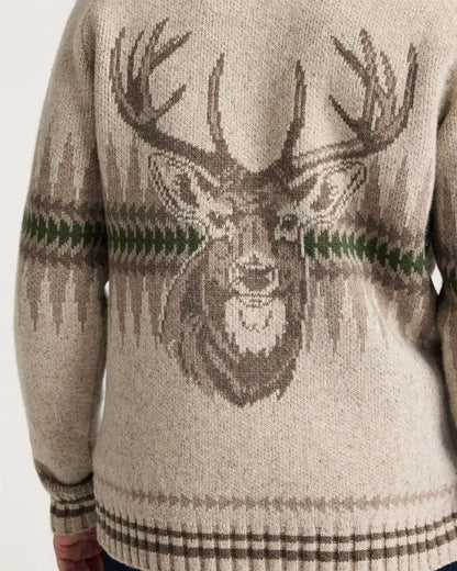 MEN'S SAWTOOTH BUCK LAMBSWOOL ZIP CARDIGAN