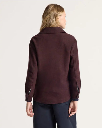 WOMEN'S WOOL SHIRT JACKET