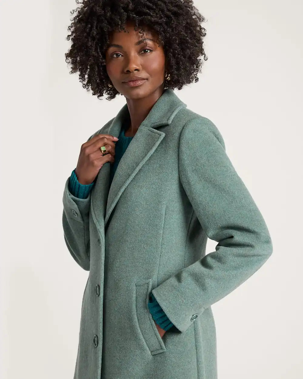 WOMEN'S LOMBARD WALKER WOOL COAT