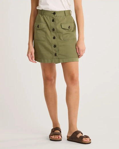 WOMEN'S UTILITY COTTON/LINEN SKIRT