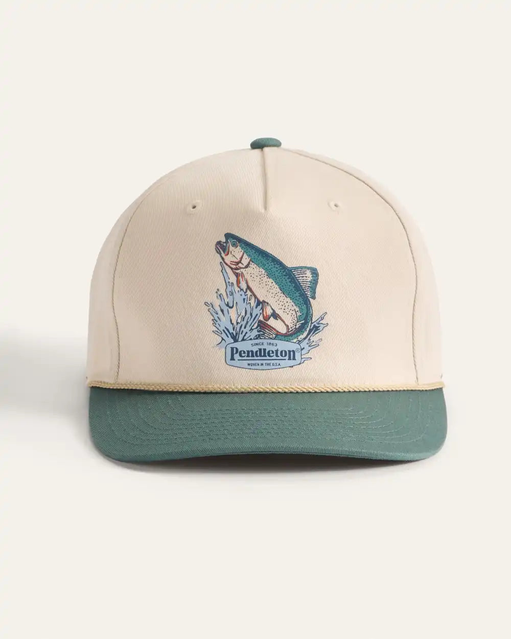 SALMON FIVE PANEL SNAPBACK HAT