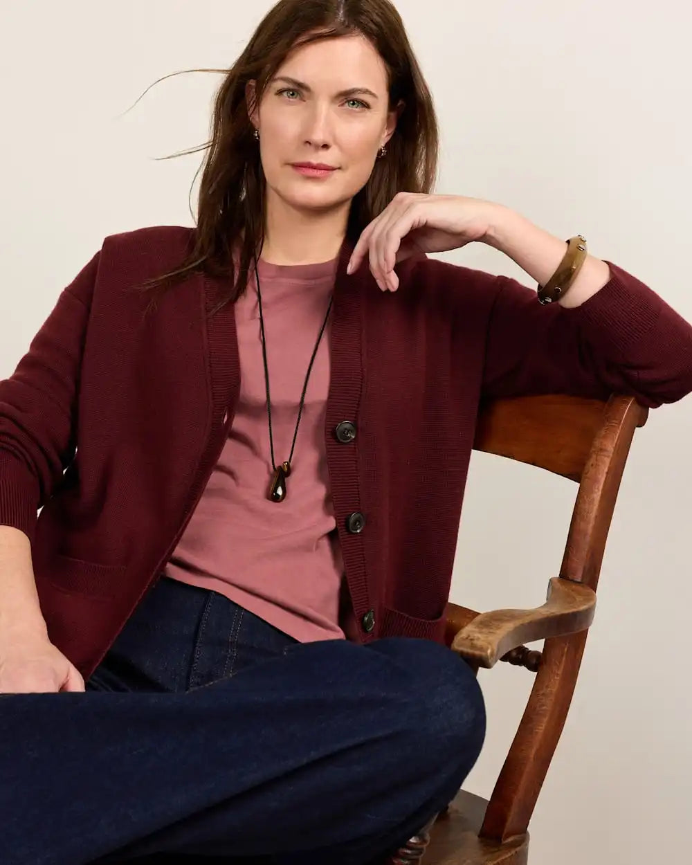 WOMEN'S RELAXED MERINO CARDIGAN