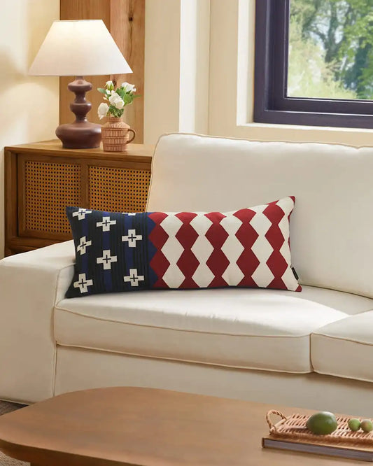 BRAVE STAR EMBROIDERED HUG PILLOW
