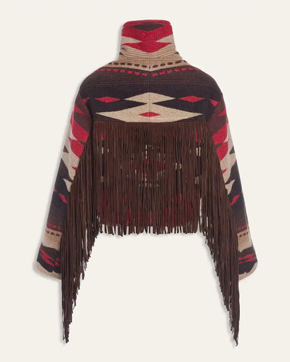 LINDSEY THORNBURG X PENDLETON FRINGED ARCHER JACKET