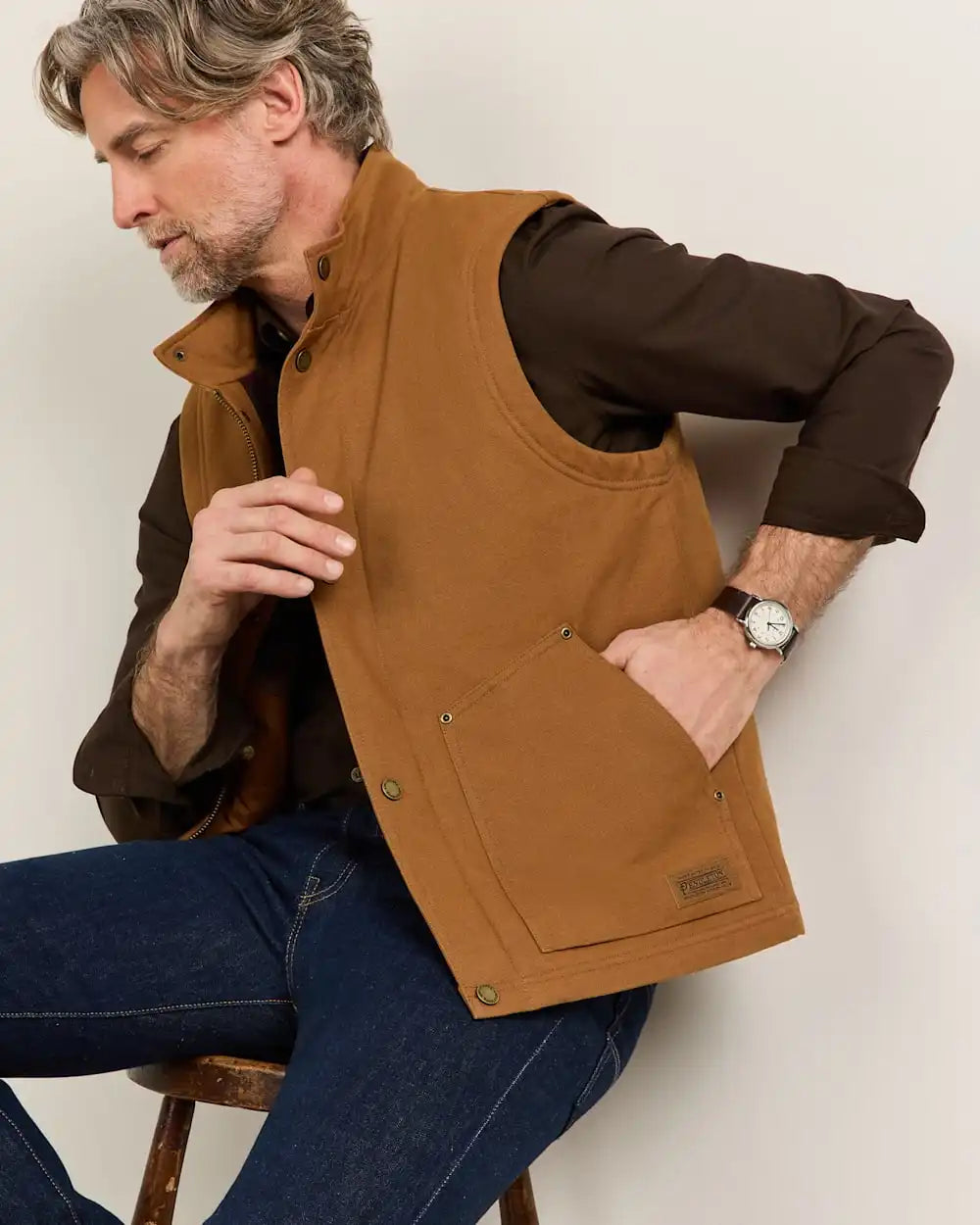 MEN'S PINE GROVE CANVAS VEST