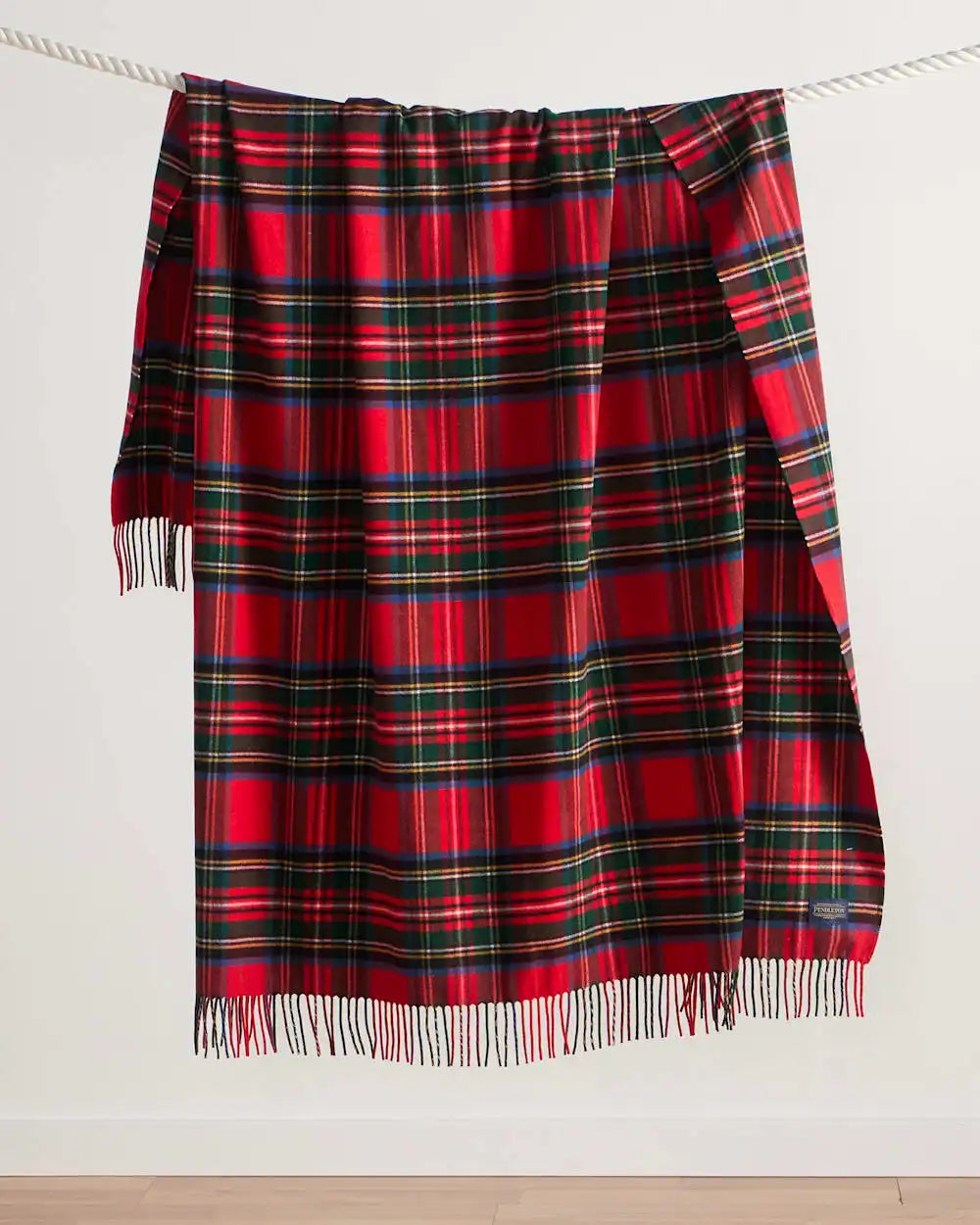 PLAID 5TH AVENUE MERINO THROW