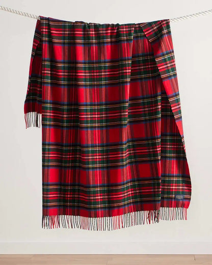 PLAID 5TH AVENUE MERINO THROW