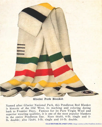 GLACIER NATIONAL PARK BLANKET