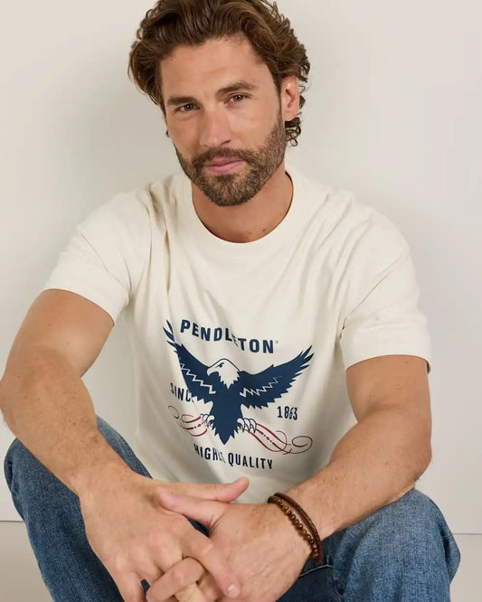 MEN'S SHORT-SLEEVE DESCHUTES EAGLE GRAPHIC TEE