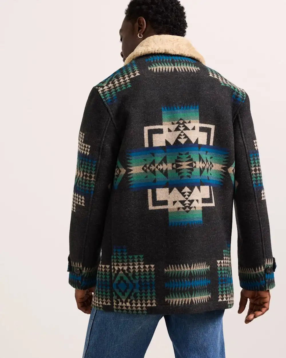 MEN'S BROWNSVILLE SHEARLING COLLAR COAT