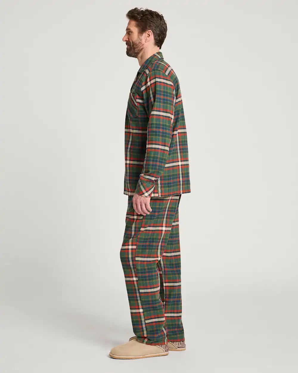 MEN'S PLAID FLANNEL PAJAMA SET