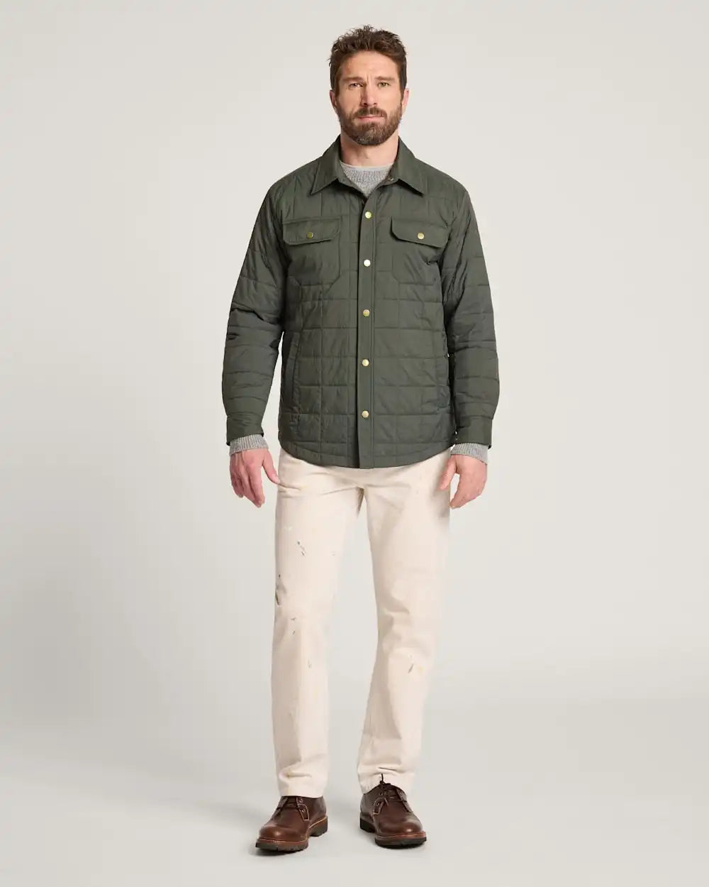 MEN'S ARROYO CRINKLE QUILTED SHIRT JACKET