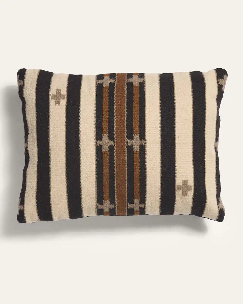 TURQUOISE CROSSES LUMBAR PILLOW