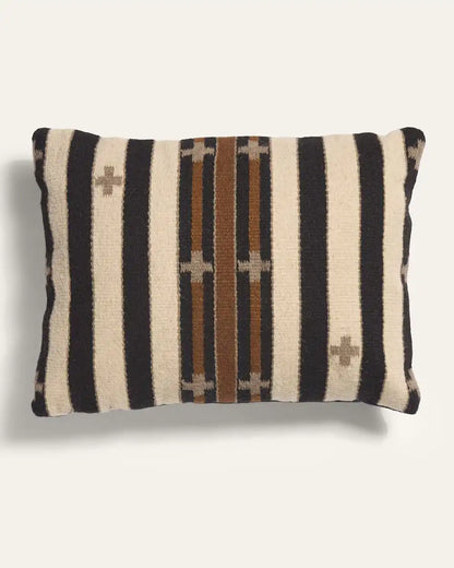 TURQUOISE CROSSES LUMBAR PILLOW