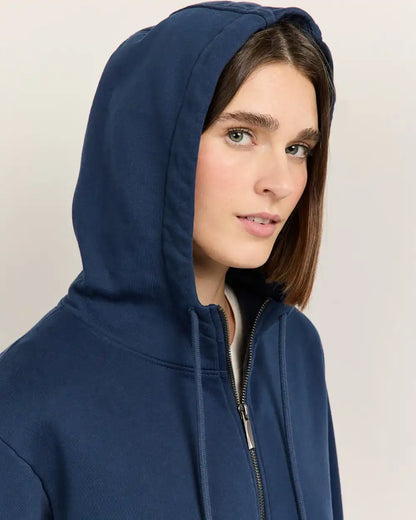 WOMEN'S LOGO GRAPHIC ZIP HOODIE