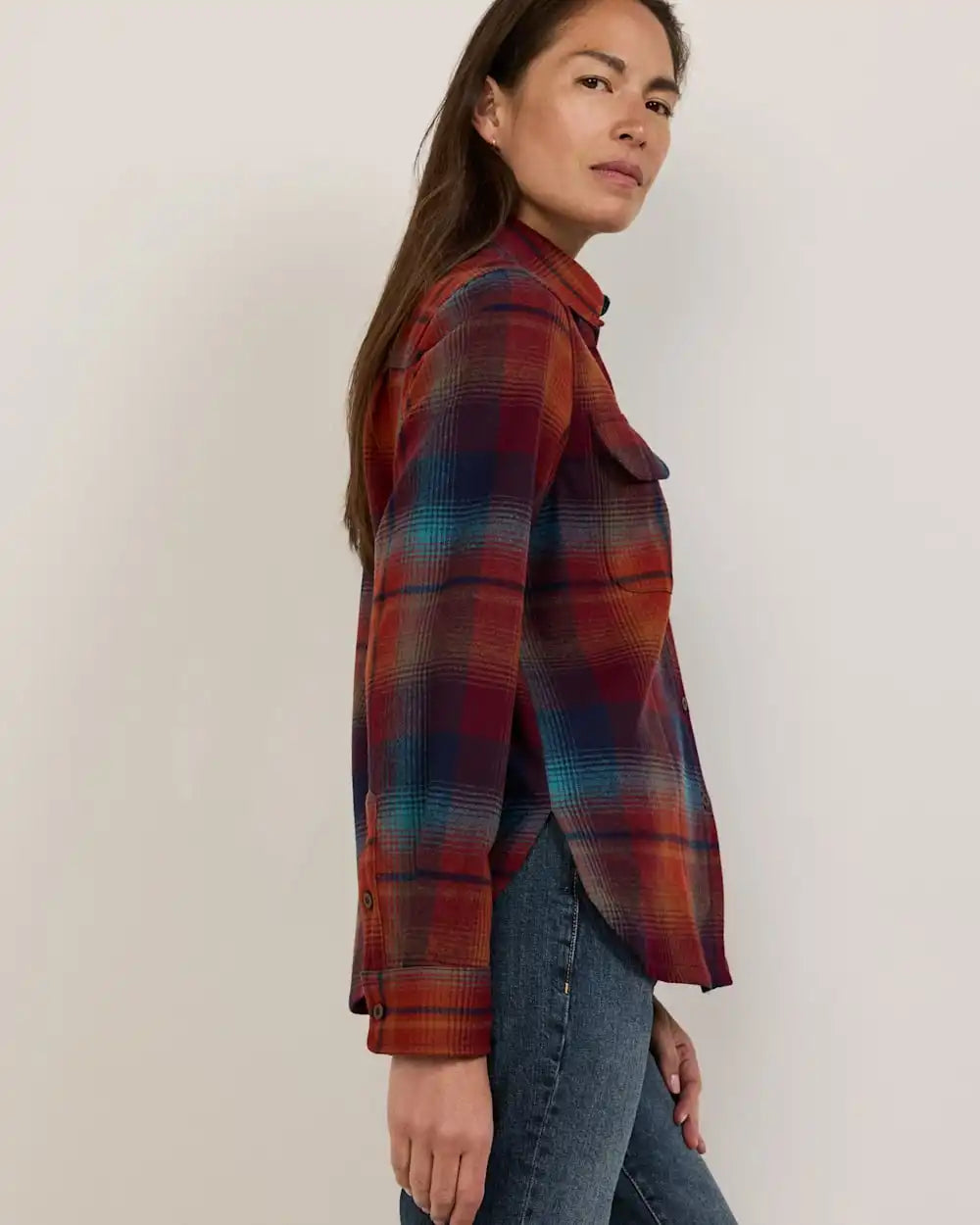 WOMEN'S PLAID BOARD SHIRT