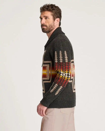 MEN'S HARDING LAMBSWOOL ZIP CARDIGAN