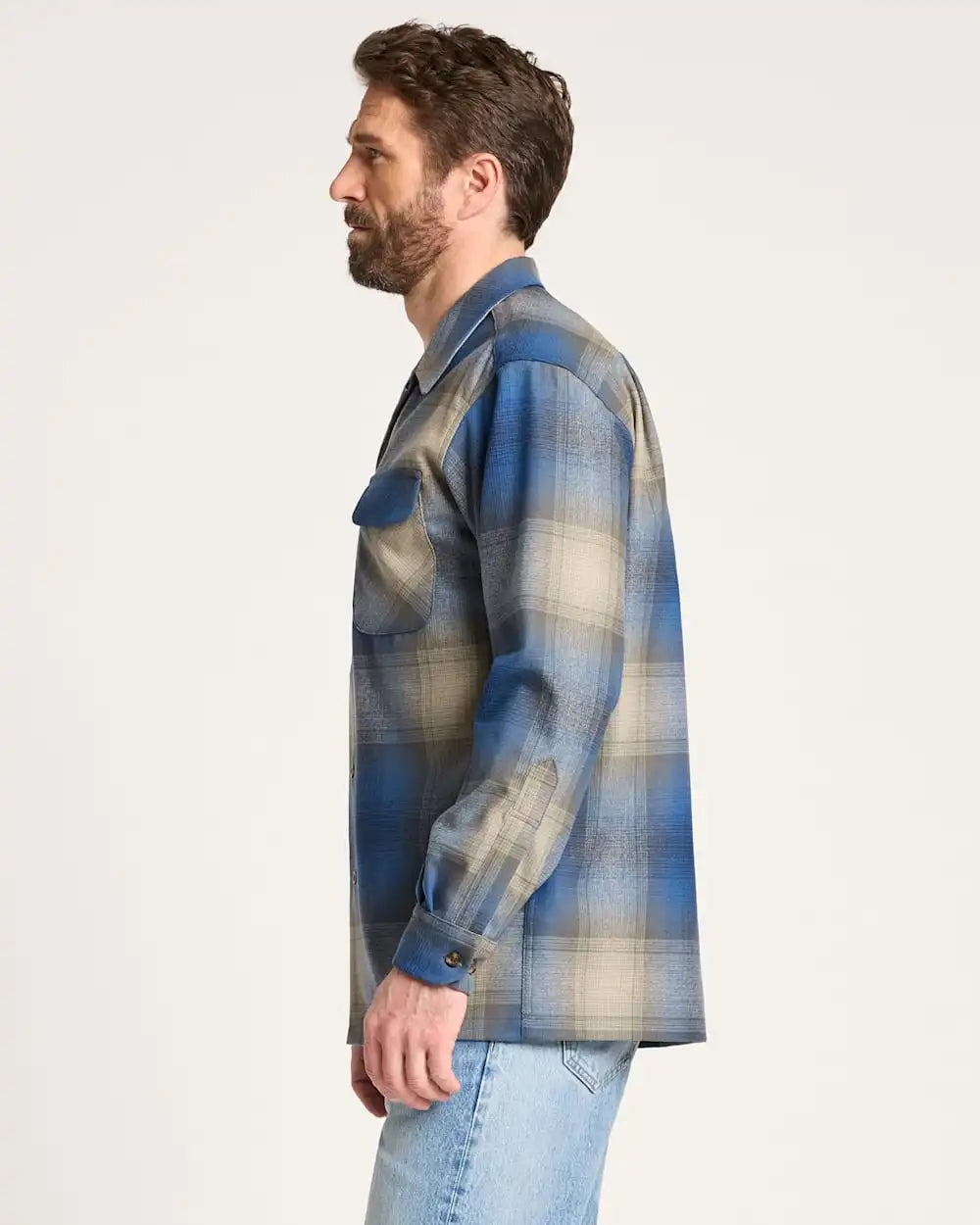MEN'S PLAID BOARD SHIRT