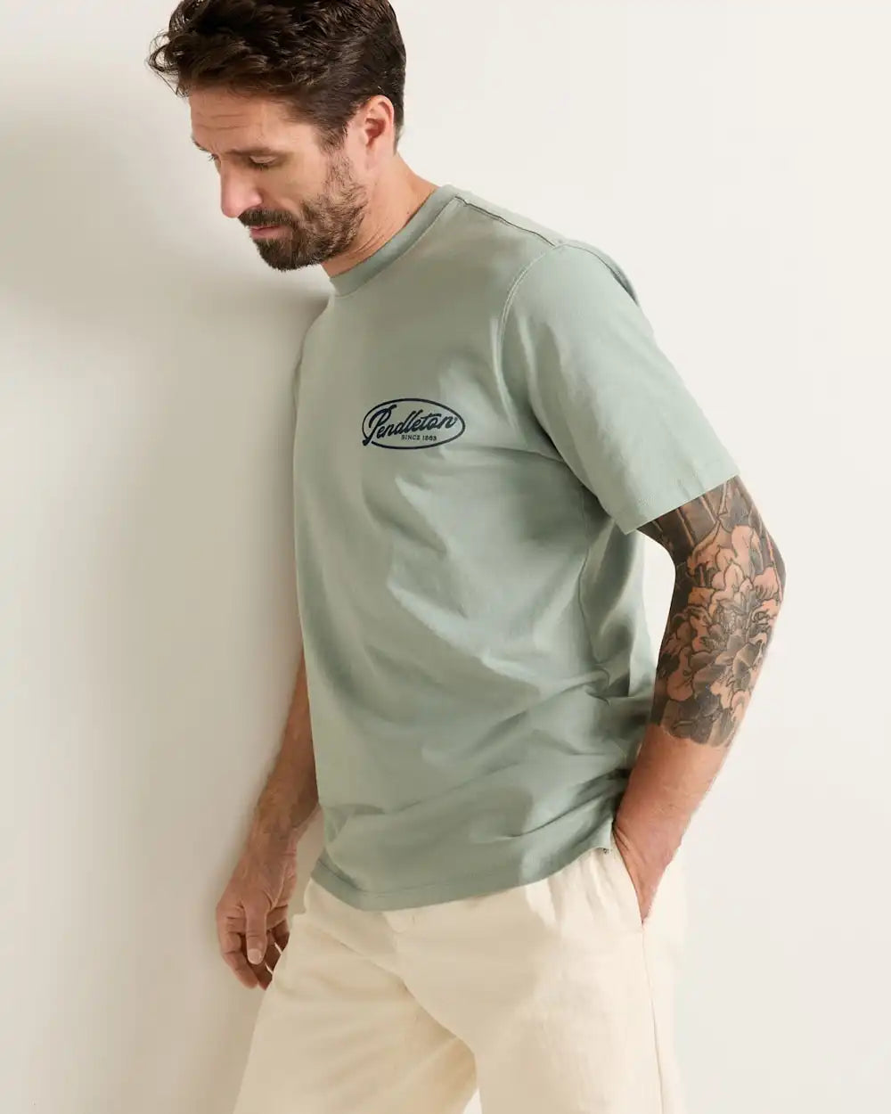 MEN'S SHORT-SLEEVE DESCHUTES SALMON GRAPHIC TEE