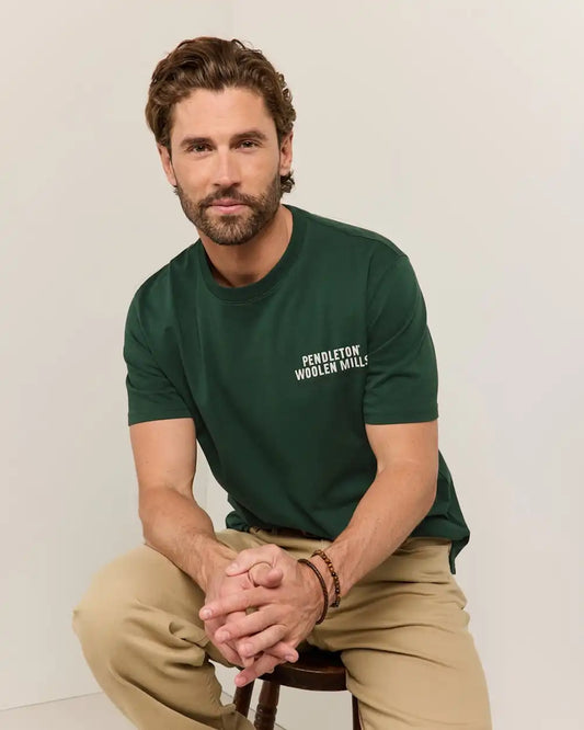 MEN'S SHORT-SLEEVE DESCHUTES STAG GRAPHIC TEE