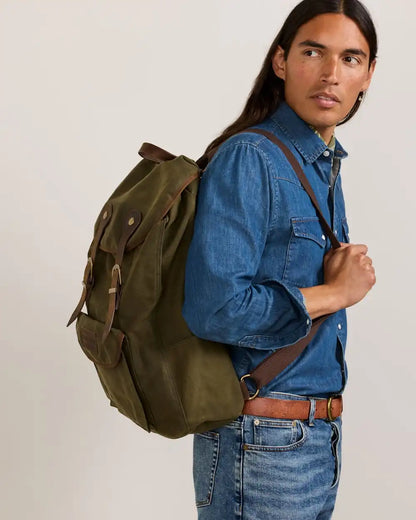 ODYSSEY WAXED CANVAS BACKPACK