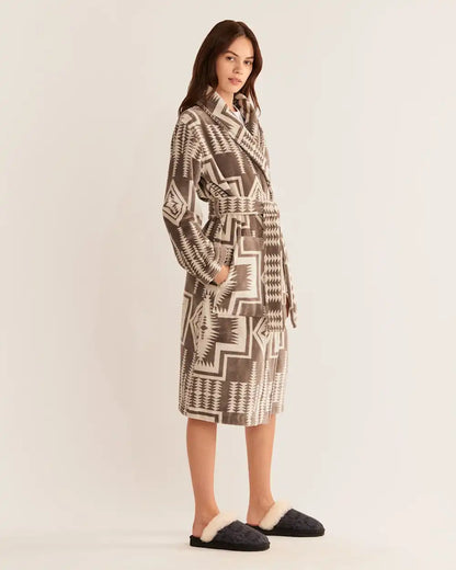 WOMEN'S COTTON TERRY VELOUR BATHROBE