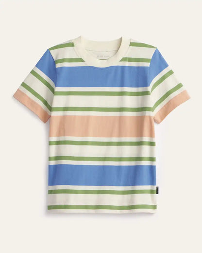 WOMEN'S SHORT-SLEEVE DESCHUTES STRIPE TEE