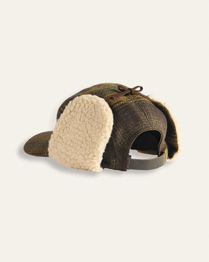 HERRINGBONE PLAID TIMBERLINE HAT