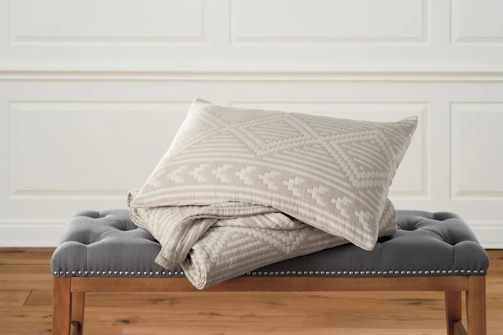 GANADO COTTON MATELASSE COVERLET SET