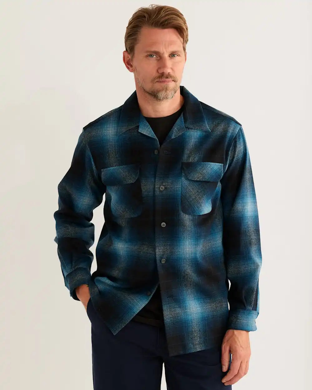 MEN'S PLAID BOARD SHIRT