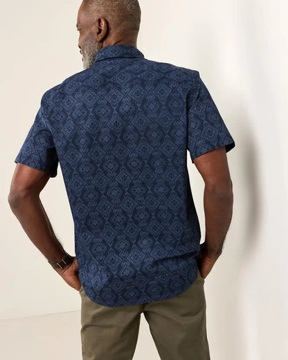 MEN'S SHORT-SLEEVE SHORELINE COTTON SHIRT
