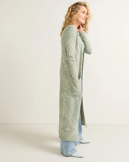 WOMEN'S TEXTURED DUSTER CARDIGAN
