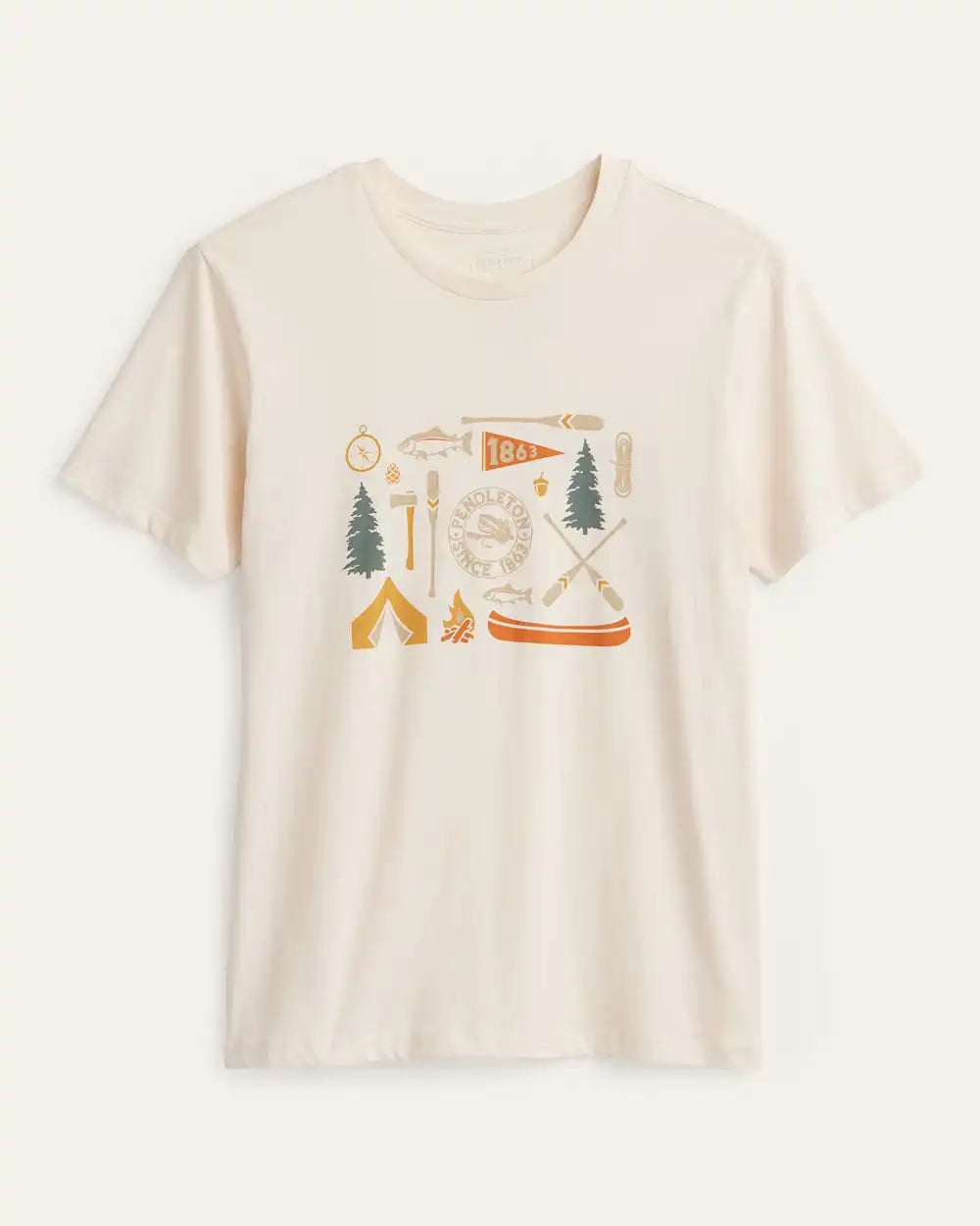WOMEN'S CAMP GRAPHIC TEE